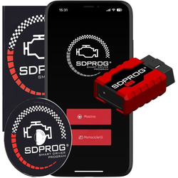 Interfata Diagnoza Auto Multimarca SDProg OBD Negru Programul şi SDProg in limba romana