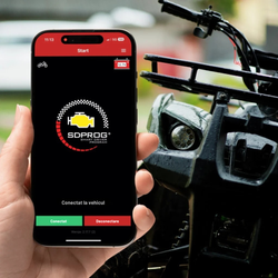 Interfata Diagnoza Auto Multimarca SDProg OBD Negru Programul şi SDProg in limba romana